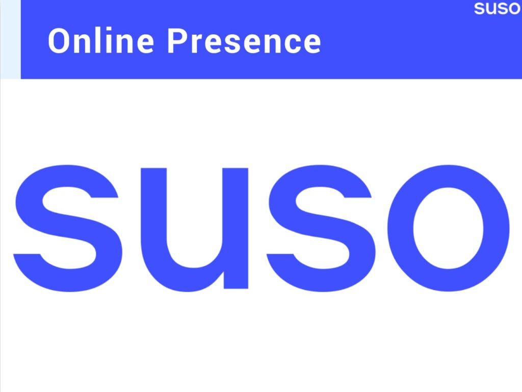 Slide 2 from the Warwick Business School online presence talk