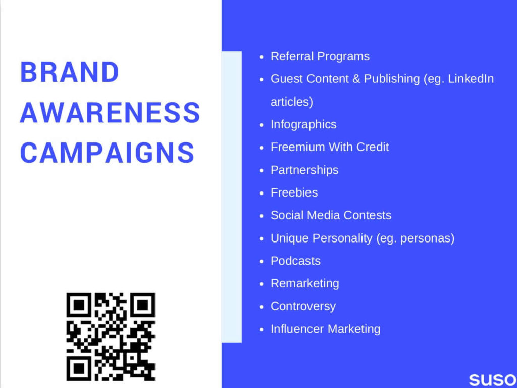 Slide 42 from the Warwick Business School online presence talk